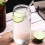 2Sets Assorted Color Glass Beverage Mugs with Straw Lid for Home Use 10
