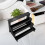 Black 4 Tier Perfume Display Shelf Countertop Organizer 4