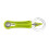 1Set Stainless Steel Fruit Carving Tool Green with Comfortable Handle 6