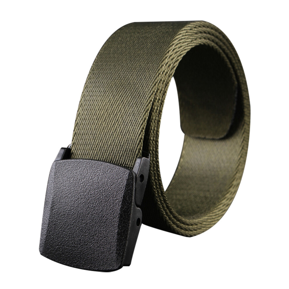 Canvas Web Belt Mens Adjustable Belt Airport- 1pack