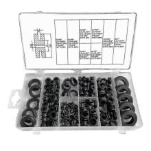 180pcs Rubber Grommet Assortment Kit - 8 Different Sizes Conductive Gasket O-ring Set