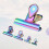 5 Pcs Clamp Binder Clips Rainbow Test Paper Clip Office 5pcs 3