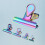 5 Pcs Clamp Binder Clips Rainbow Test Paper Clip Office 5pcs 10