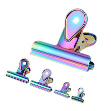 5 Pcs Clamp Binder Clips Rainbow Test Paper Clip Office 5pcs