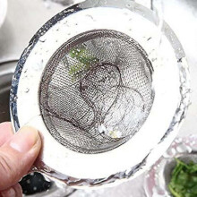 2 Pack Kitchen Sink Strainer, Stainless Steel Drain Filter Strainer, Anti Clogging Sink Drains Cover Compatible with Kitchen Sinks Drains