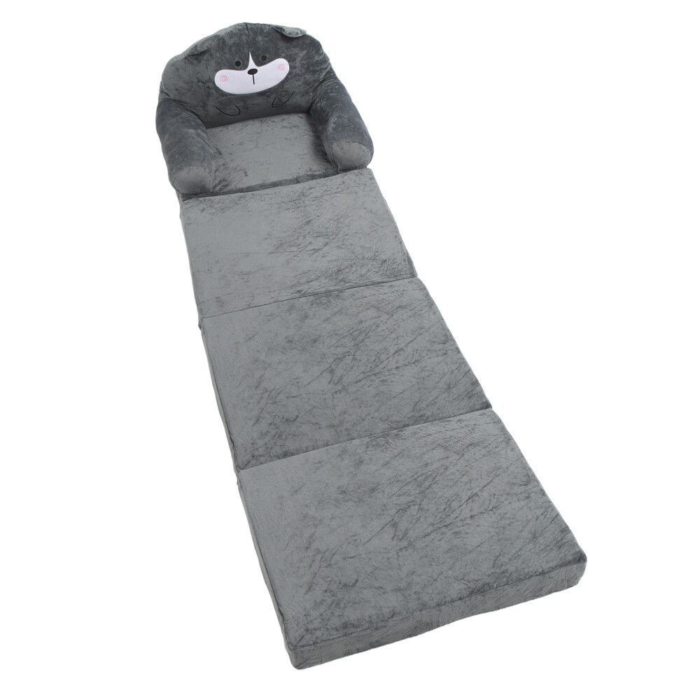 2-in-1 Fold Out Kids Couch, Toddler Sofa, Cloth & Sponge, Foldable-image-OPC-PJGNRQ7-NEW