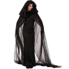(2XL) Women Cosplay Witch Robe Party Costume Cloak Outfits Set