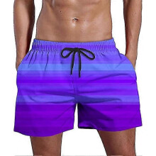 (6XL, A) Swim Trunks For Men's Hawaiian Swim Shorts Summer Quick Dry Pocket Beach Shorts Drawstring Biker Shorts