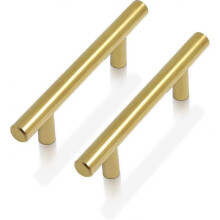 Stainless Steel Door Bar T-shaped Door Knobs for Furniture Door
