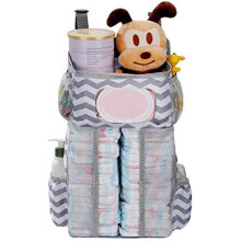 Nappy Organizers Baby Diaper Caddy Rack Hanging Diaper Organizer Holder Beside Portable Storage Bag for Toys Diaper Nappies Towels Clothes
