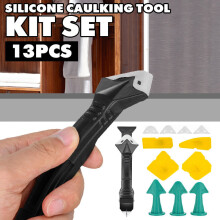 13pcs Silicone Sealant Remover Caulking Tool Kit Sealant Finishing Tool for Bathroom Kitchen Window