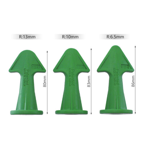 (R6.5) Silicon Sealant Nozzle Scrapers Tool Caulk Tools Caulk Finishing Tool Kit 2