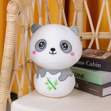 (Panda) Mushroom Animal Series Plush Toys Cute Rabbit Cat Doll Holiday Gift