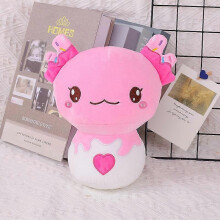 (Salamander) Mushroom Animal Series Plush Toys Cute Rabbit Cat Doll Holiday Gift