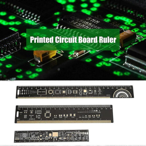 3pcs Pcb Ruler Electronic Engineers Measuring Tool Printed Circuit Board Ruler 1