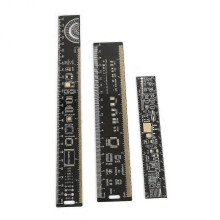 3pcs Pcb Ruler Electronic Engineers Measuring Tool Printed Circuit Board Ruler