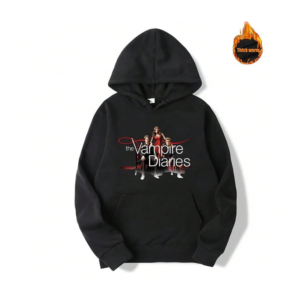(Thick 28, Asia 3XL 82-90 kg) The Vampire Diaries Harajuku Printed Hoodies Cool Logo Casual Pullover Streetwear Fashion Long Sleeve Sweatshirt-image-OPC-PJGNVJM-NEW