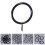 20 Sets Anchor Wall Decor Tapestries Curtain Ring 3