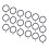 20 Sets Anchor Wall Decor Tapestries Curtain Ring 9