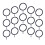 20 Sets Anchor Wall Decor Tapestries Curtain Ring 8