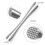1Pc Stainless Steel Cocktail Muddler Silver Easy Use Bartending 8
