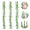 3Pcs Green Artificial Plant Durable Plastic Hanging Spring Wall Decor 4