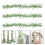 3Pcs Green Artificial Plant Durable Plastic Hanging Spring Wall Decor 2