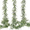 3Pcs Green Artificial Plant Durable Plastic Hanging Spring Wall Decor 10