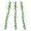 3Pcs Green Artificial Plant Durable Plastic Hanging Spring Wall Decor 5