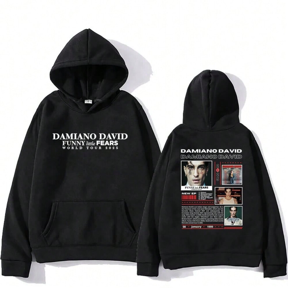 (35462-35457-AH1, XXL) Damiano David World Tour 2025 Hoodie Funny Little Fears Men/women Hoodies Harajuku Aesthetic Winter Clothes Pullover Sweatshirt-image-OPC-PJGNV7P-NEW