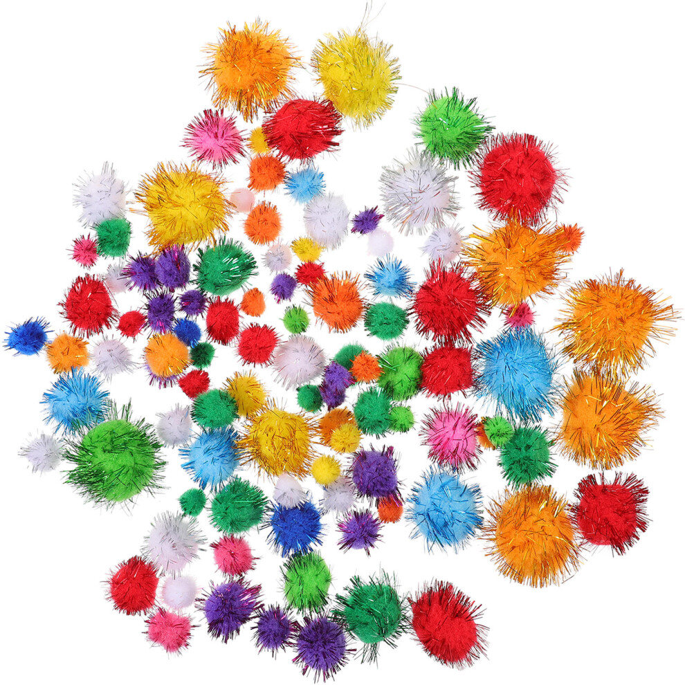 Diy Projects 300pcs Pom Pom Balls Assorted Color Round-image-OPC-PJGNW6V-NEW