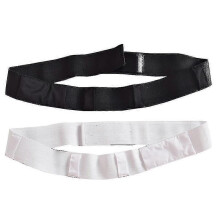 (S) Black Peritoneal Dialysis Conduit Belt Adjustable Breathable Abdominal Support Belt