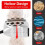 Stainless Steel Double-Sided Measuring Tape 5m/16.4ft Retractable 8