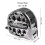 Stainless Steel Double-Sided Measuring Tape 5m/16.4ft Retractable 2