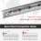 Stainless Steel Double-Sided Measuring Tape 5m/16.4ft Retractable 10