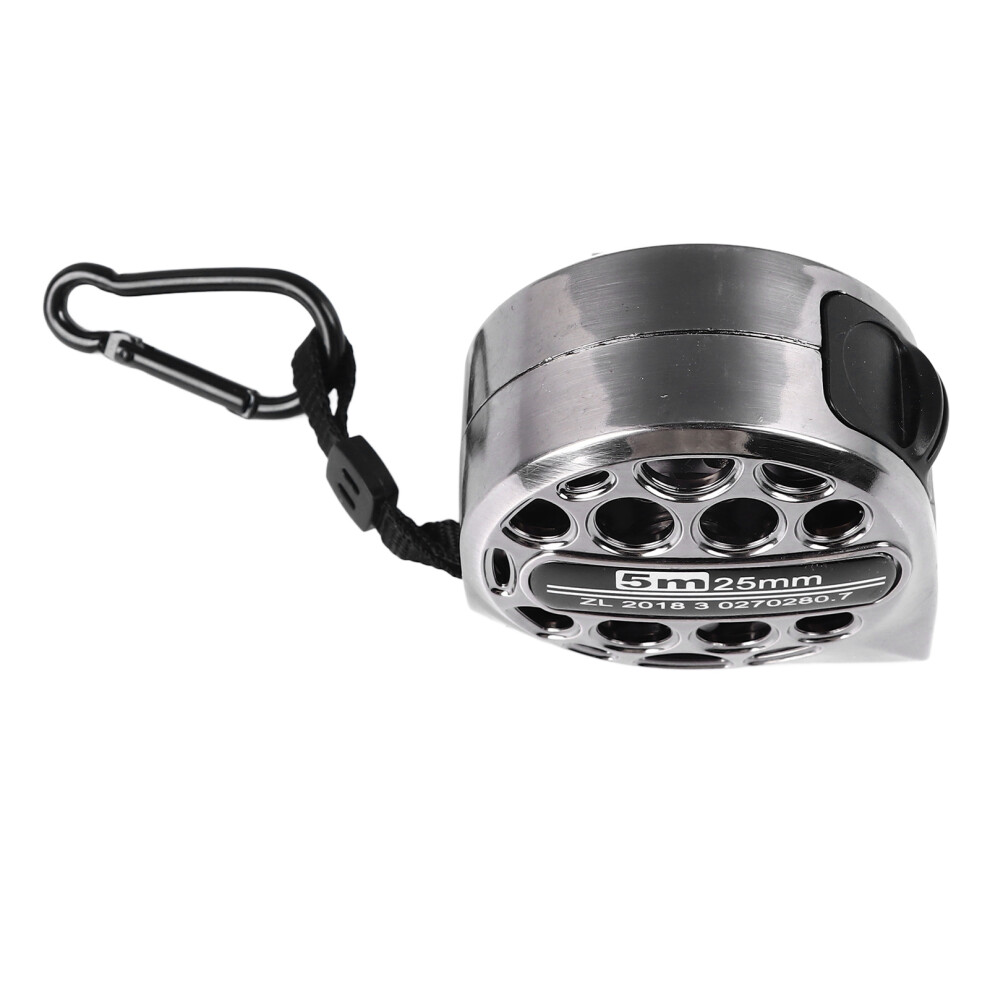 Stainless Steel Double-Sided Measuring Tape 5m/16.4ft Retractable