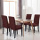 4 Pack Dining Chair Slipcovers Stretch Removable Washable 2