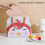 (Grey Sloth)Cute Portable Thermal Lunch Tote Bag With Handle For Work Or School Picnic 4