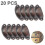 (Red bronze) 20 Pack Hole Spacing Vintage Style Pulls Cup Pull Handles Knobs 1