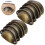 (Green bronze) 20 Pack Hole Spacing Vintage Style Pulls Cup Pull Handles Knobs 2