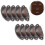 (Red bronze) 20 Pack Hole Spacing Vintage Style Pulls Cup Pull Handles Knobs 2