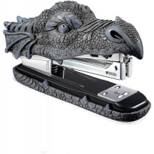 Dragon Stapler Dragon Head Stapler Kids Novelty Stapler Funny Carving Resin Faucet Stapler for Office Desk Stationery Desktop Accessory Home Decor