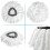 3pcs L-microfiber Wring Spin Mop Triangle Head Replacement Refill Home Cleaning Tool 4