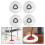 3pcs L-microfiber Wring Spin Mop Triangle Head Replacement Refill Home Cleaning Tool 2
