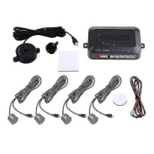 Car Parking Reverse Backup-radar Alert Warning 4 Sensors Buzzer Detector Kit