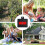 Predator Eye Night Time Solar Powered Animal Repeller - 2 Pack Waterproof Animal Control 5