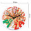 12 Inch Wall Clock Creative Pizza Silent Clock for Home Office Decoration 2