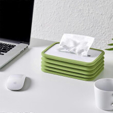 Silicone Elastic Lifting Car Tissue Box Restaurant Coffee Table Living Room Household Paper Box Can