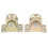 2pcs 32mm Sliding Gate Roller U Type Groove Wheel Track Rail for Sliding Gate Track 1