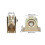 2pcs 32mm Sliding Gate Roller U Type Groove Wheel Track Rail for Sliding Gate Track 4